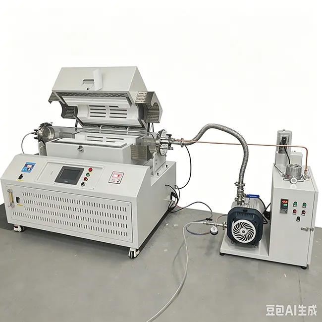 Two heating zone tubular furnace 3-3 Two heating zone tubular furnace 3-3